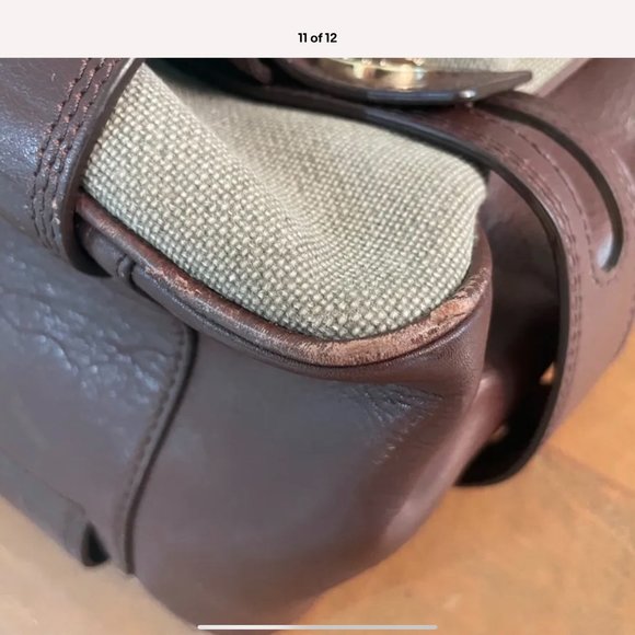 Michael Kors Large Canvas and Leather Harness Grab Handbag - Picture 6 of 16